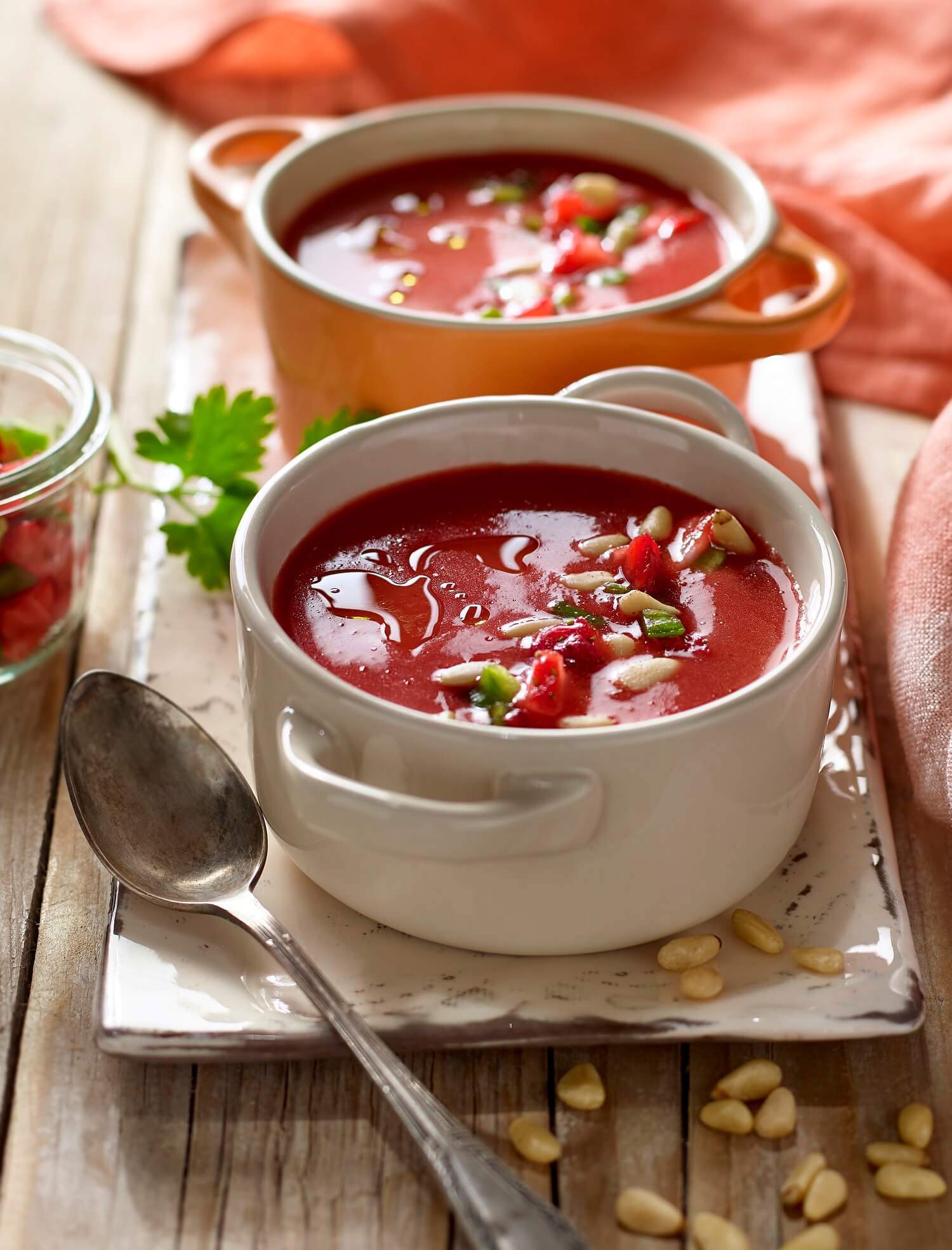 recetas saludables Thermomix Gazpacho de fresas