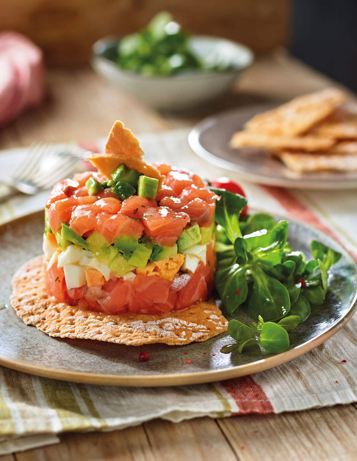 recetas con aguacate para cenar tartar