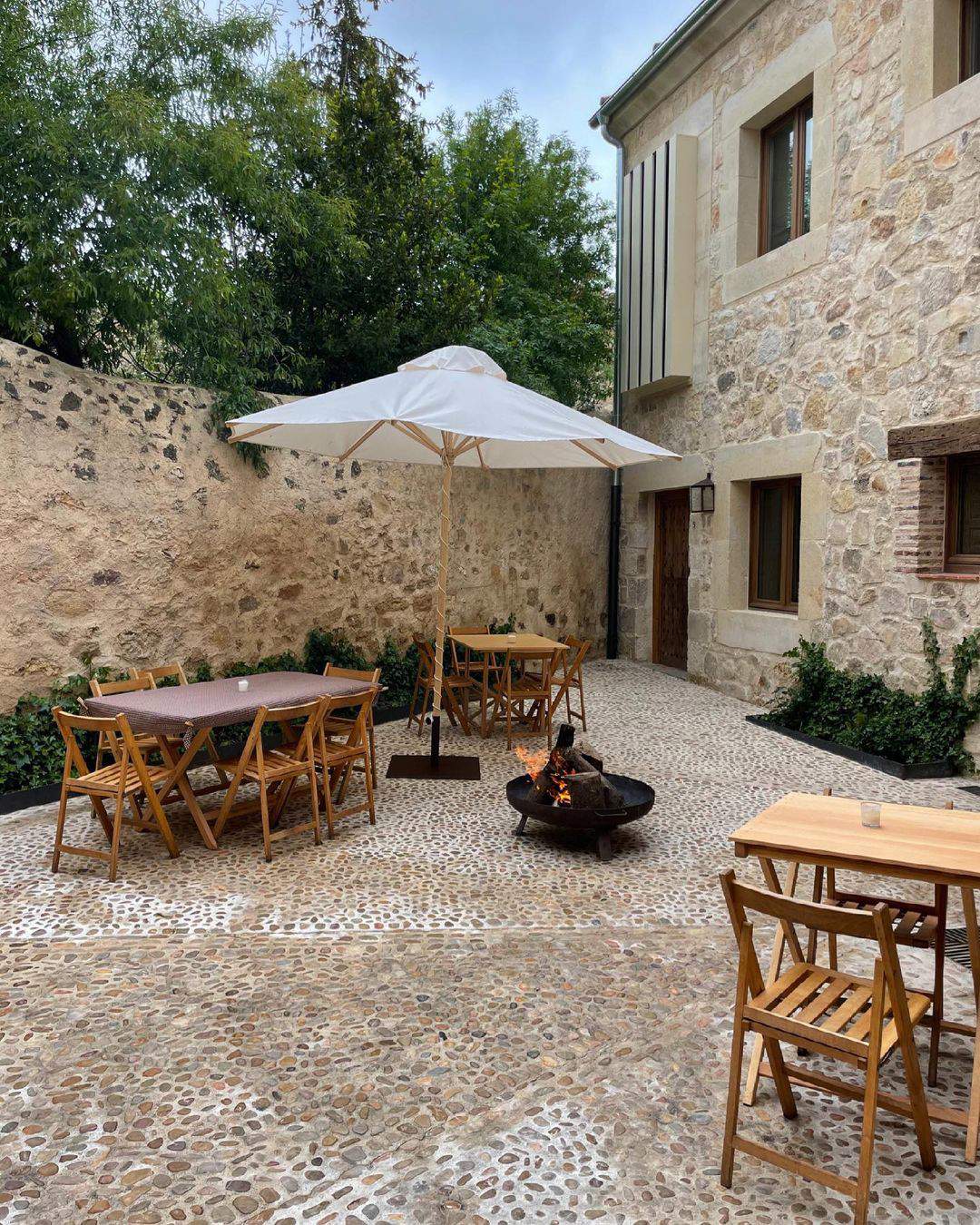 Terraza con detalles de encanto