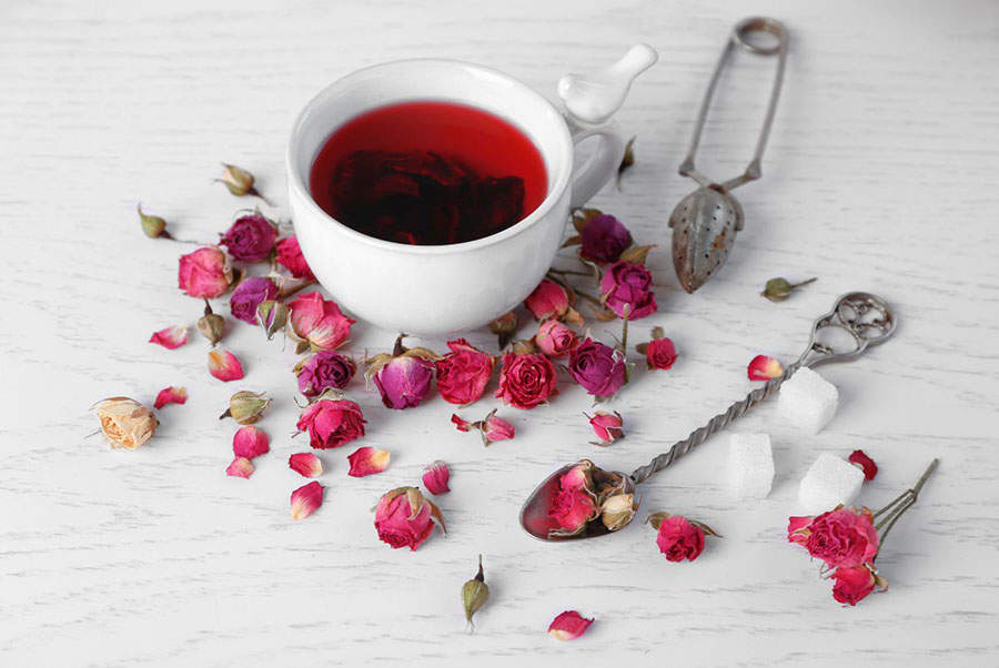 té de rosas 
