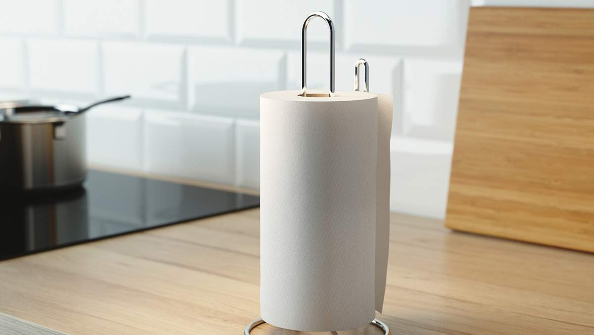 El truco que desconocías para colocar el rollo de papel de cocina con el que ganarás espacio en tu encimera (y ahorrarás tiempo)