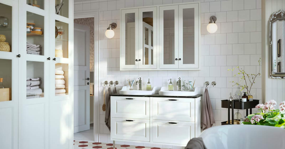 6 baños de IKEA que deberías ver antes de redecorar el tuyo: pequeños ...