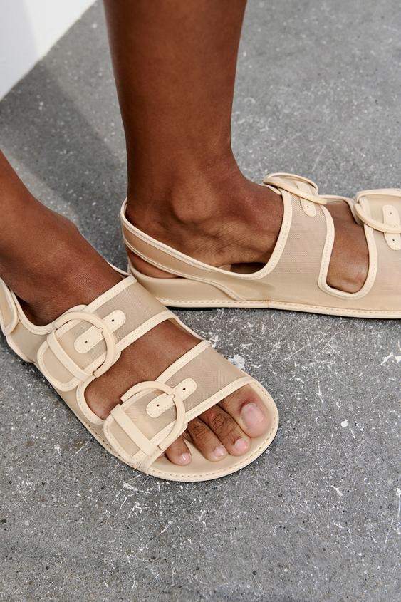 Sandalias de rejilla