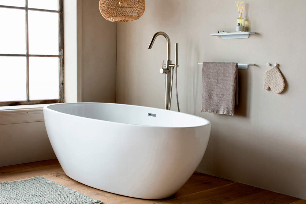 Accesorios de baño MindSet en color Mineral Fresh White de Brabantia