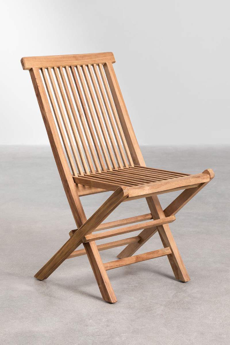 Pack 2 sillas plegables madera