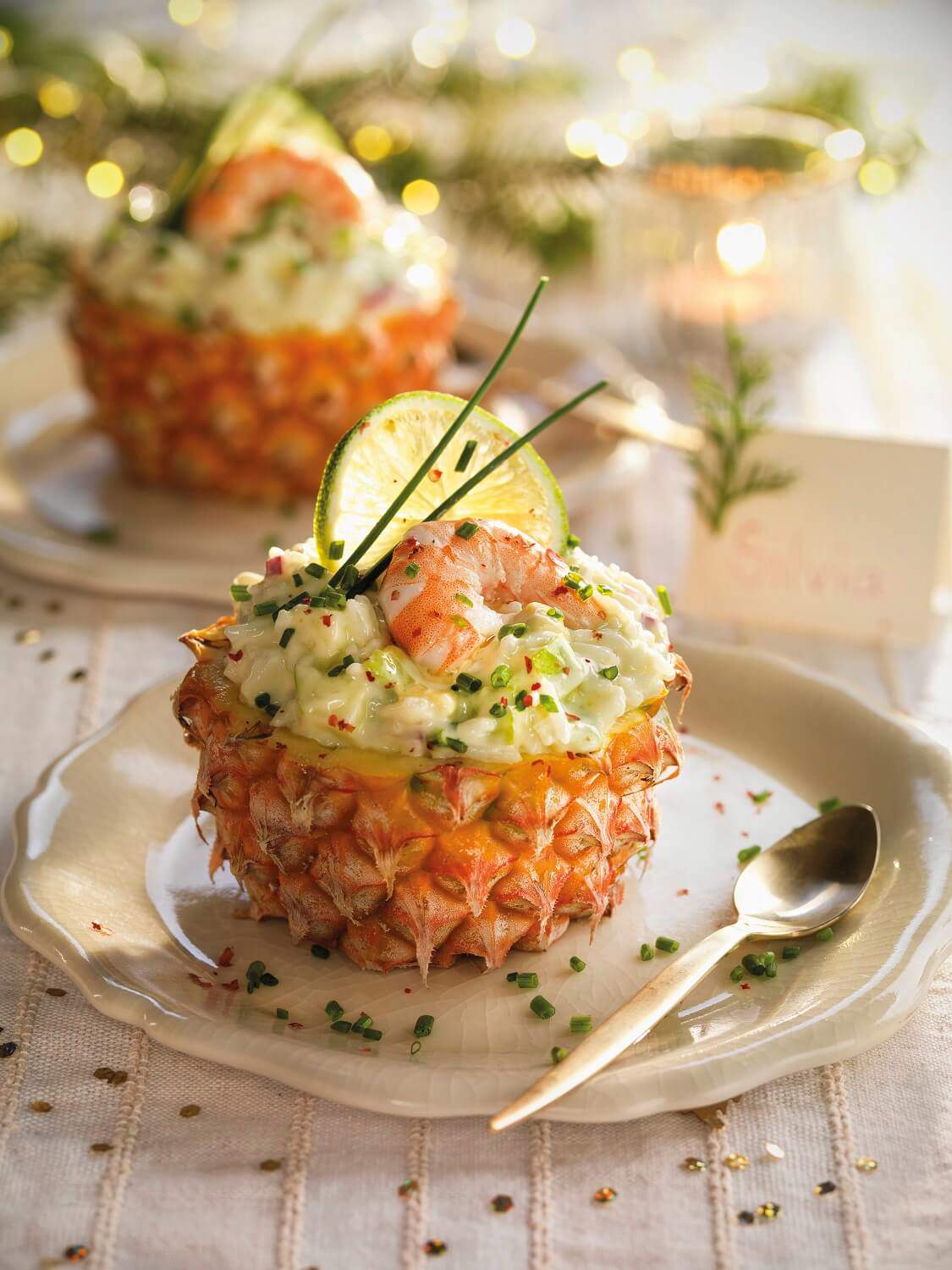 Ensalada tropical de arroz