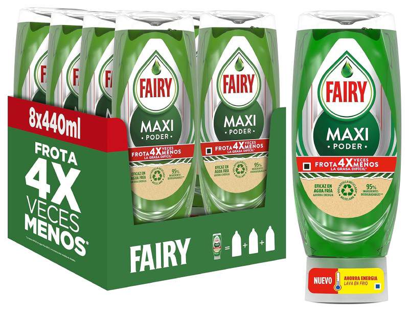 Fairy Maxi Poder Lavavajillas (8 uds)