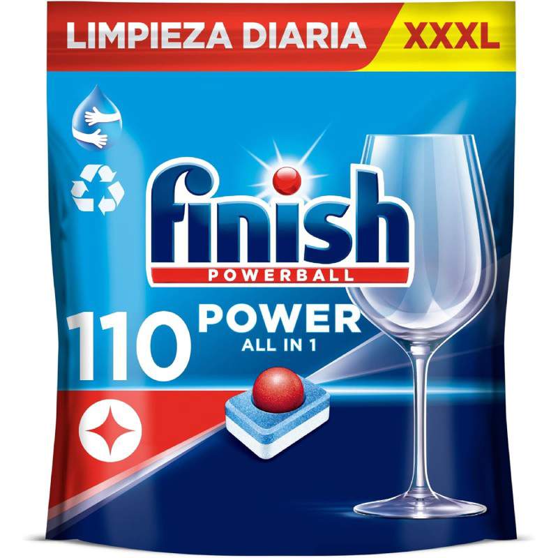 Finish Powerball Power All in 1 (110 uds)