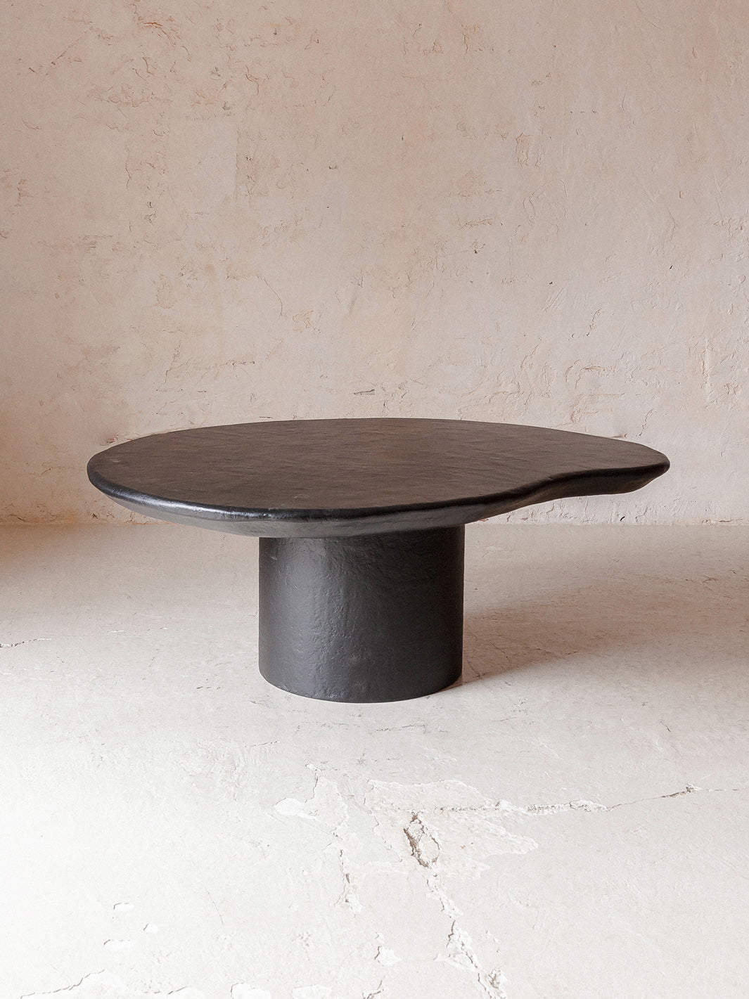 Mesa de fibra de vidrio negra