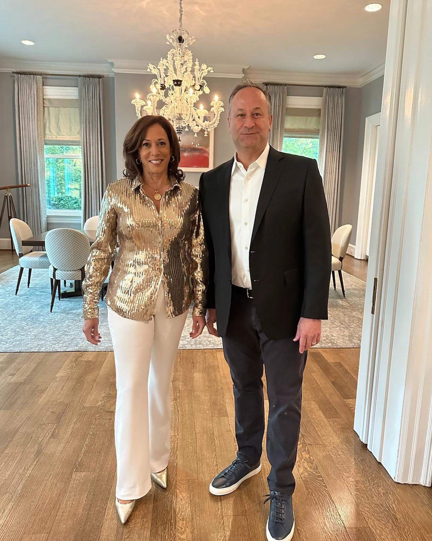 Kamala Harris y Doug Emhoff