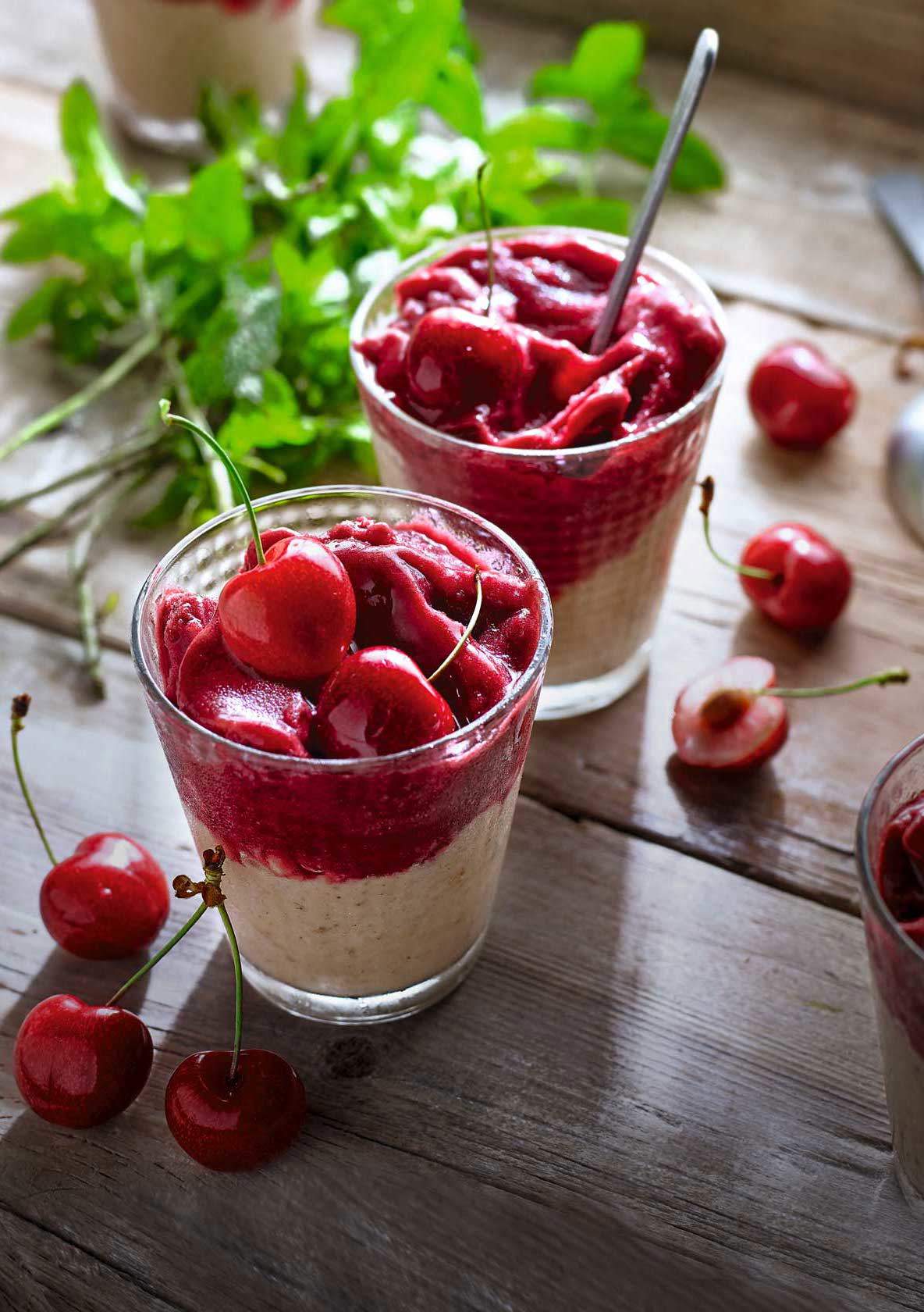 recetas con cerezas granizado