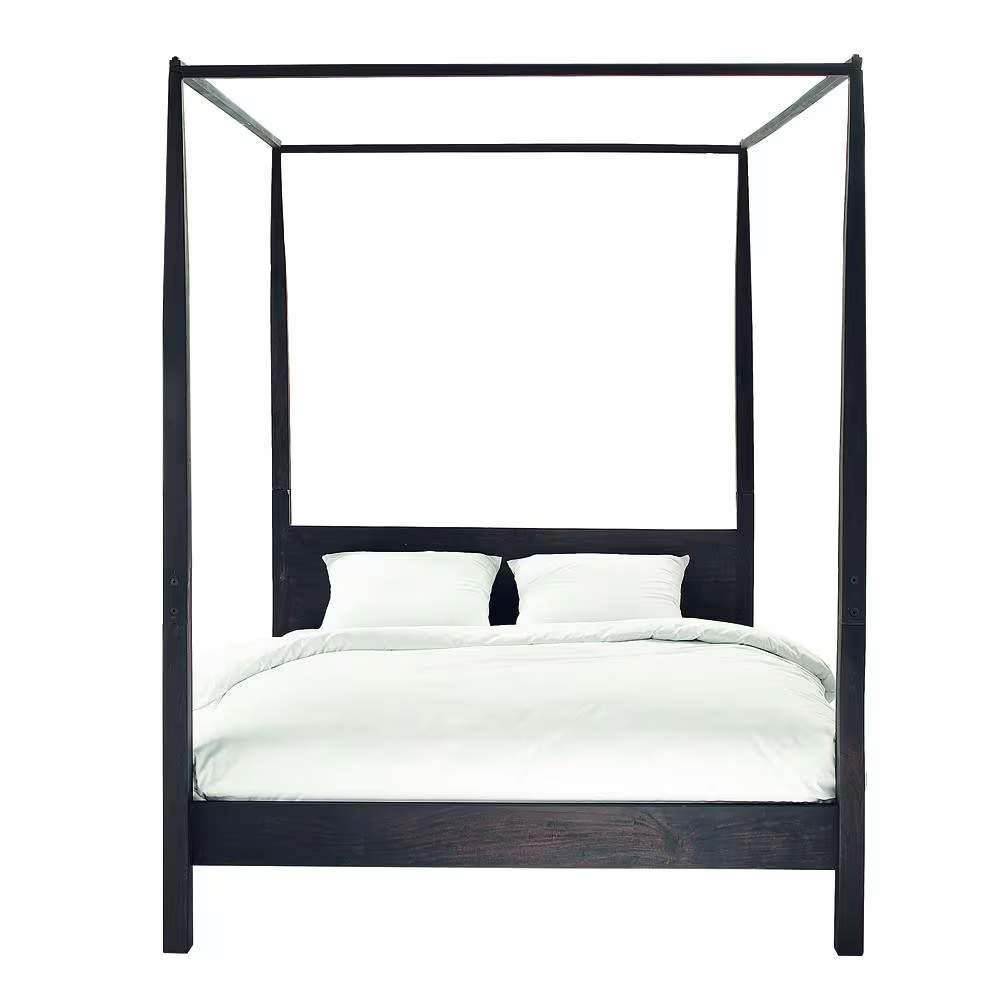 Cama con dosel de acacia maciza de Maisons du Monde