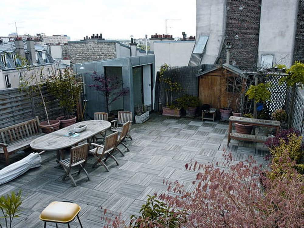 Antes terraza en París