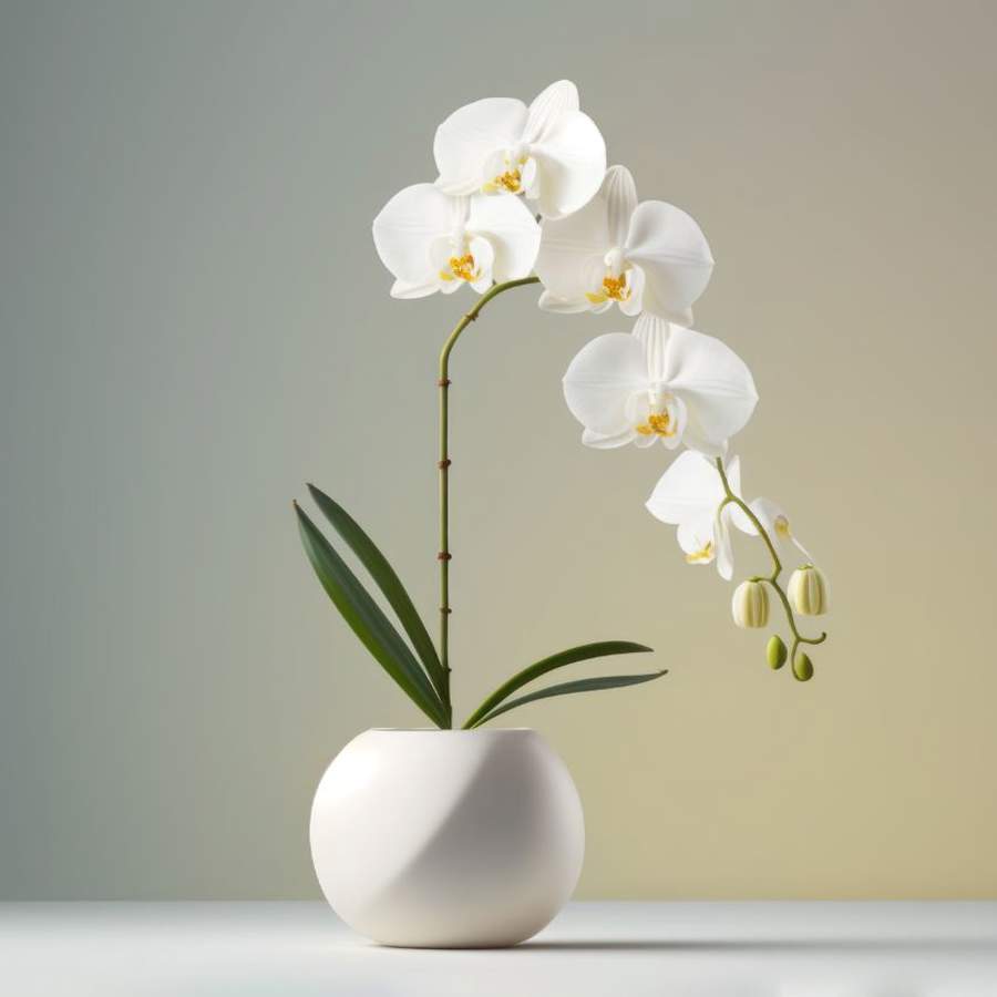 Orquídea blanca