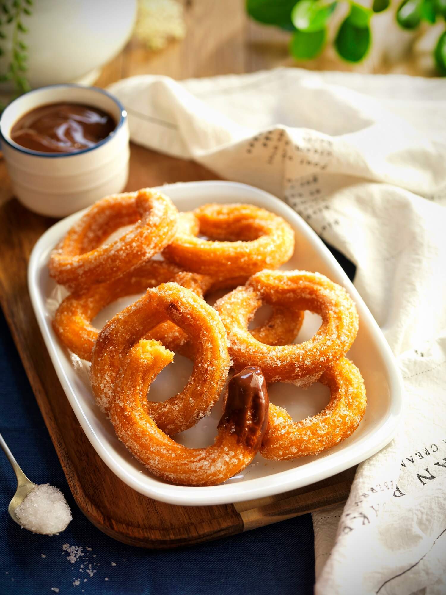 postres de otoño Churros de calabaza