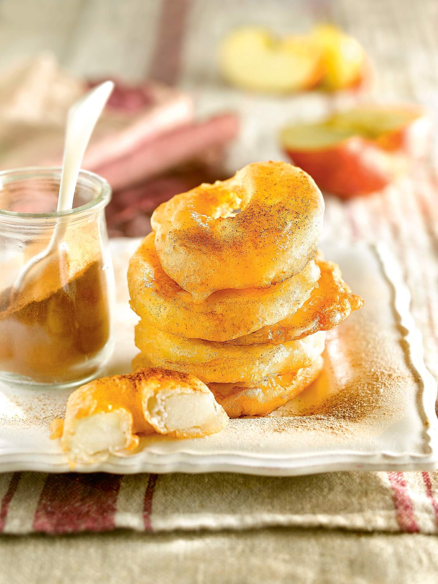 postres de otoño buñuelos de manzana