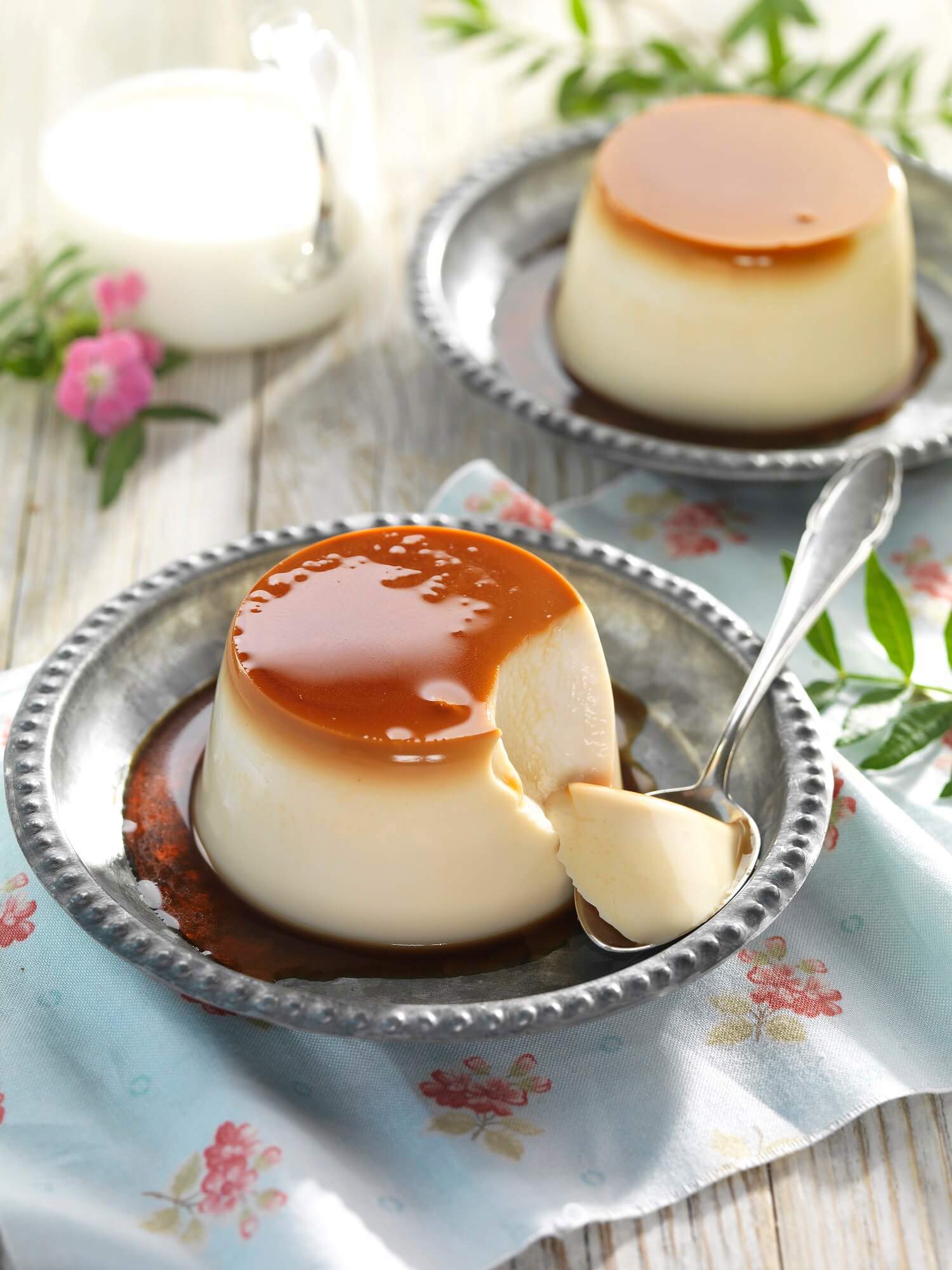 flan casero flan sin huevo