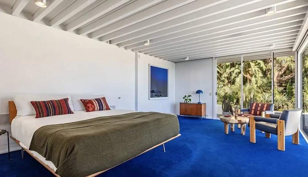 Dormitorio mansión Brad Pitt