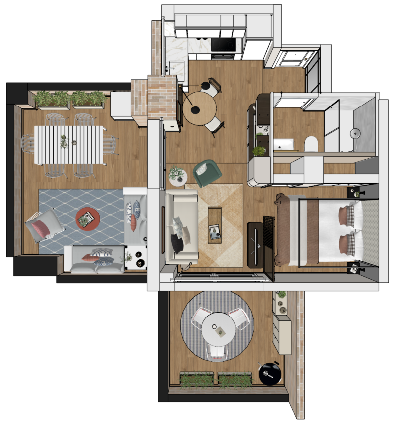 El plano del proyecto