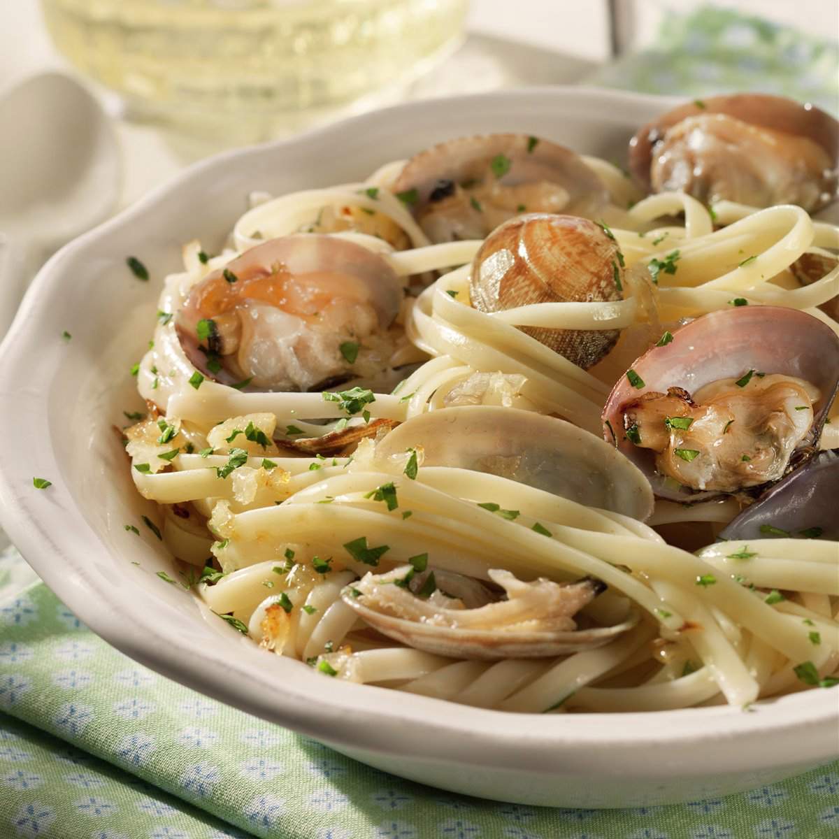 Receta de linguine con almejas de Mariah Carey