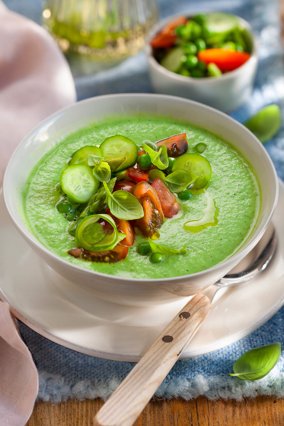 Recetas bajas en calorías Gazpacho de calabacín 482522 O