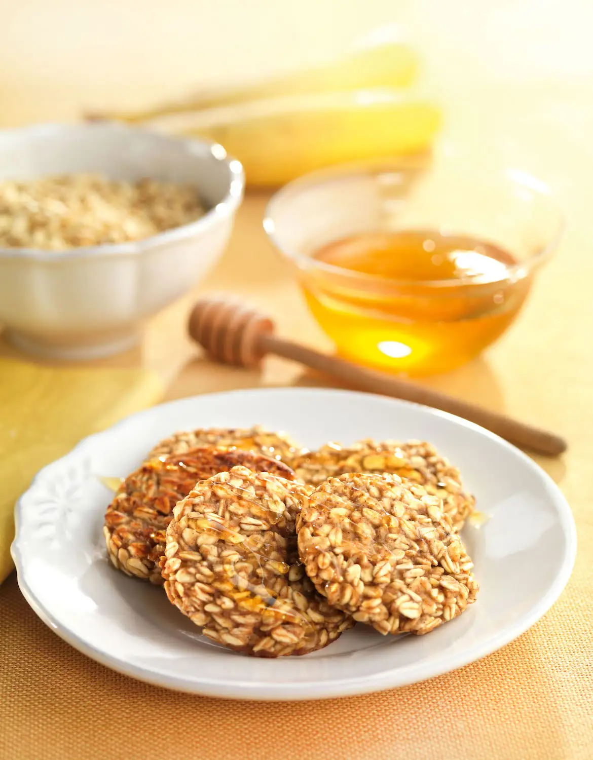 Galletas de avena y plátano