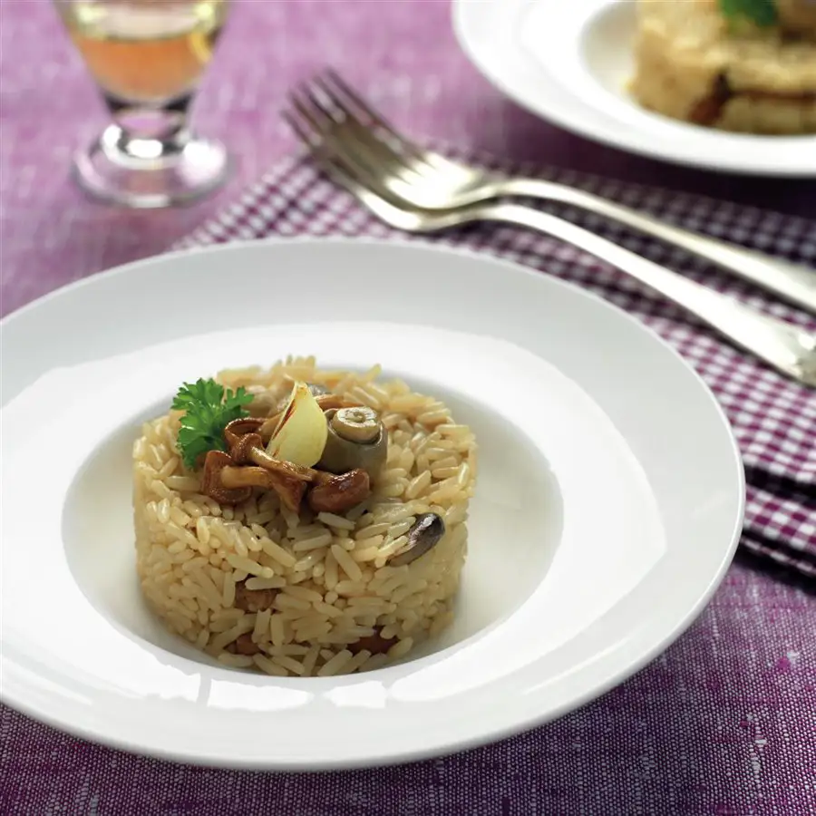 Arroz fácil con setas