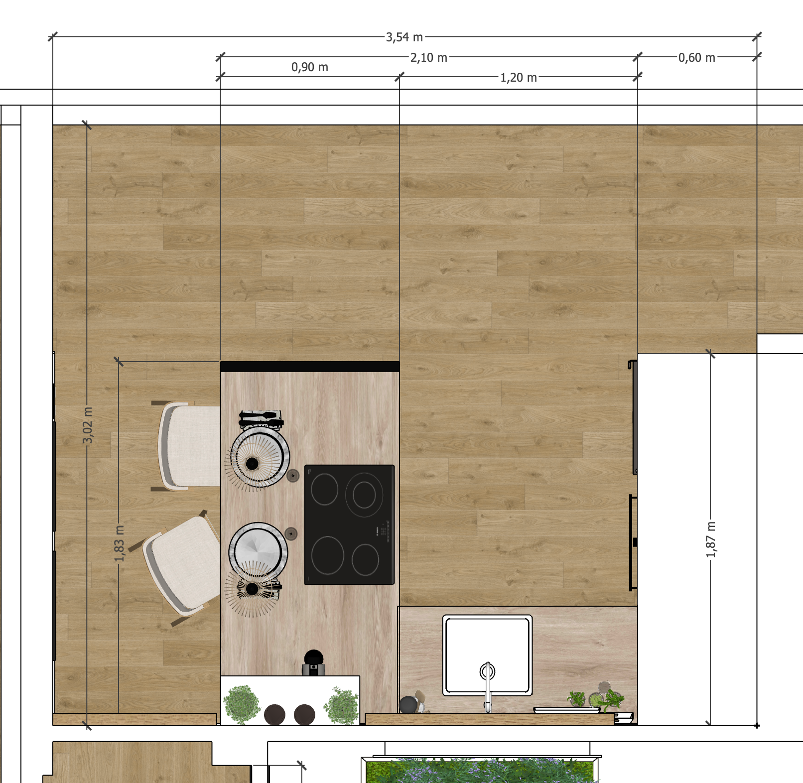 El plano del proyecto