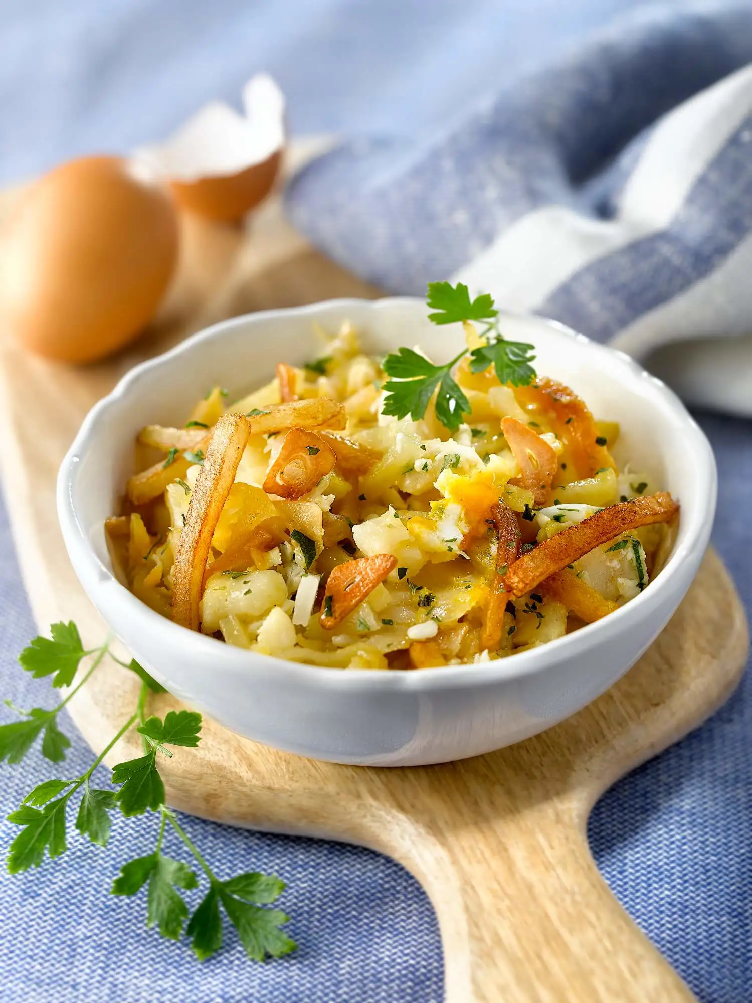 recetas madrileñas faciles huevos rotos con patatas