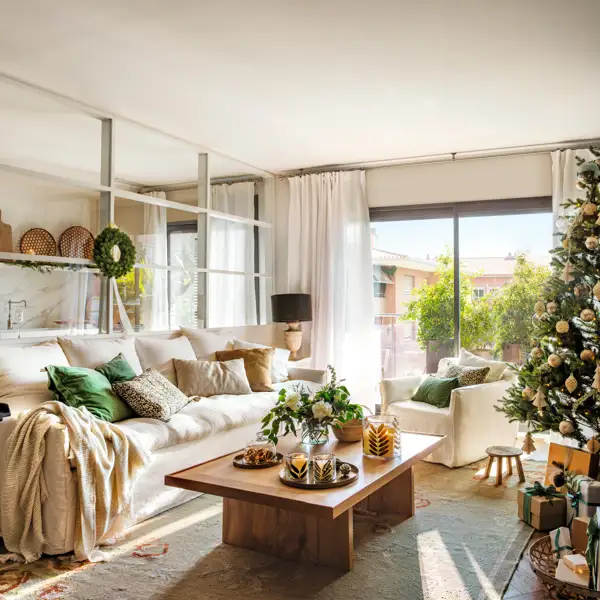 7 ideas de decoración navideña para salones pequeños: transforma tu casa para estas fiestas con elegancia y muy buen gusto