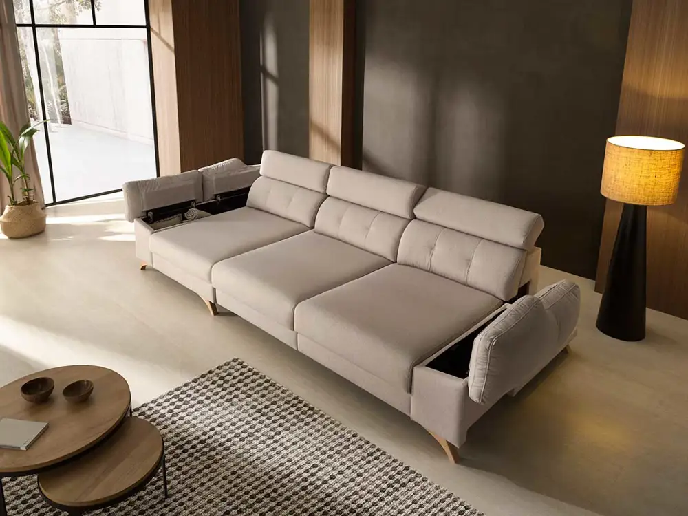 sofa chaiselongue oporto extraible cama