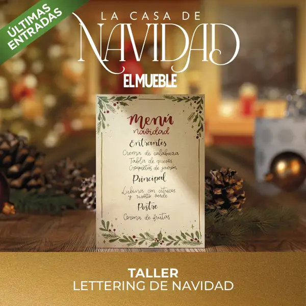 Aprende a hacer el lettering navideño más especial para tu mesa y tus regalos