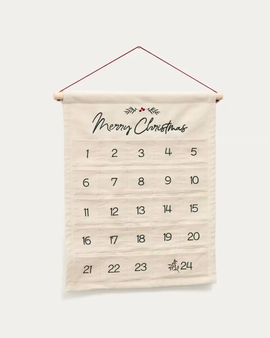 Calendario de Adviento para la pared