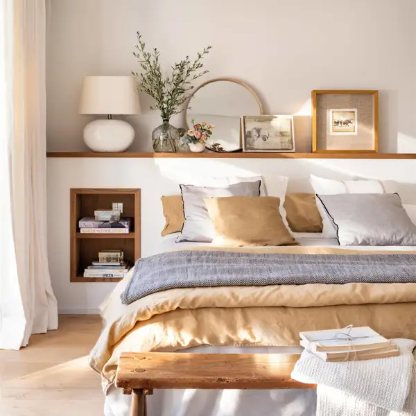 12 ideas para decorar la pared del cabecero y que el dormitorio parezca más grande