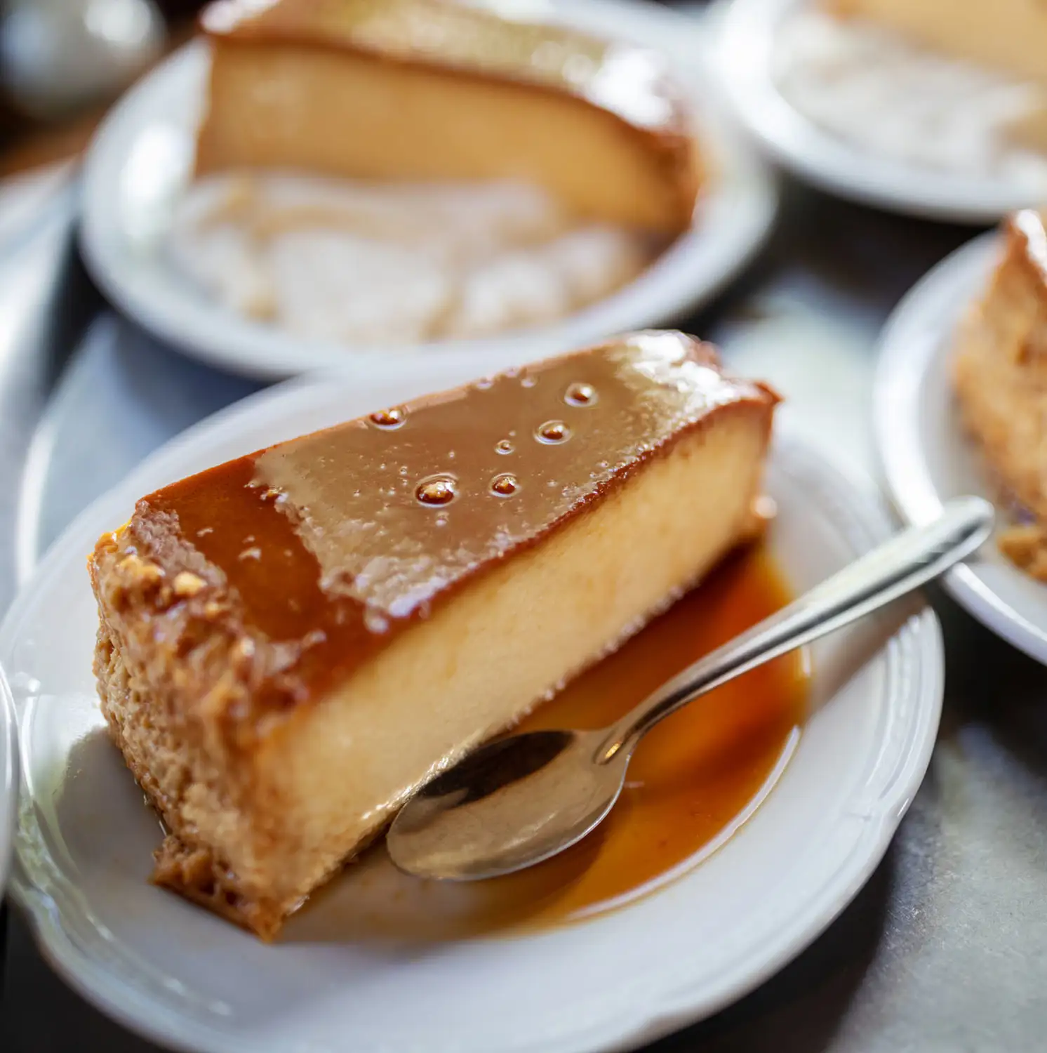 Flan de queso