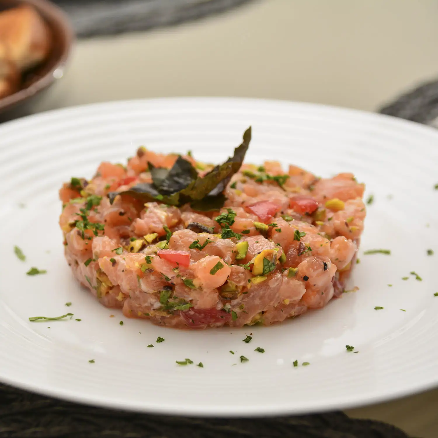 Tartar de salmón