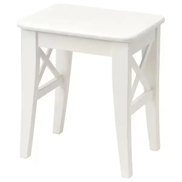 Ingolf taburete blanco de IKEA