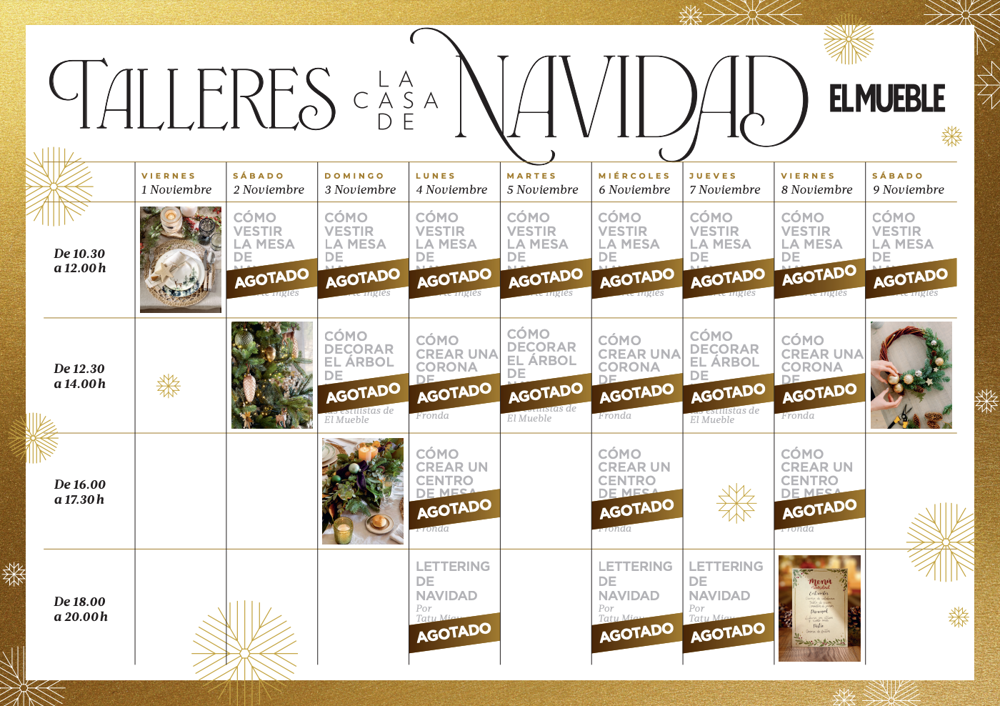 calendario talleres 