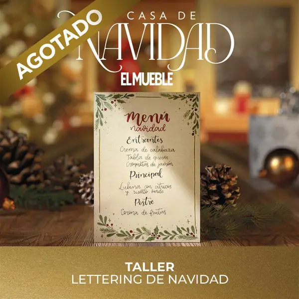 Aprende a hacer el lettering navideño más especial para tu mesa y tus regalos