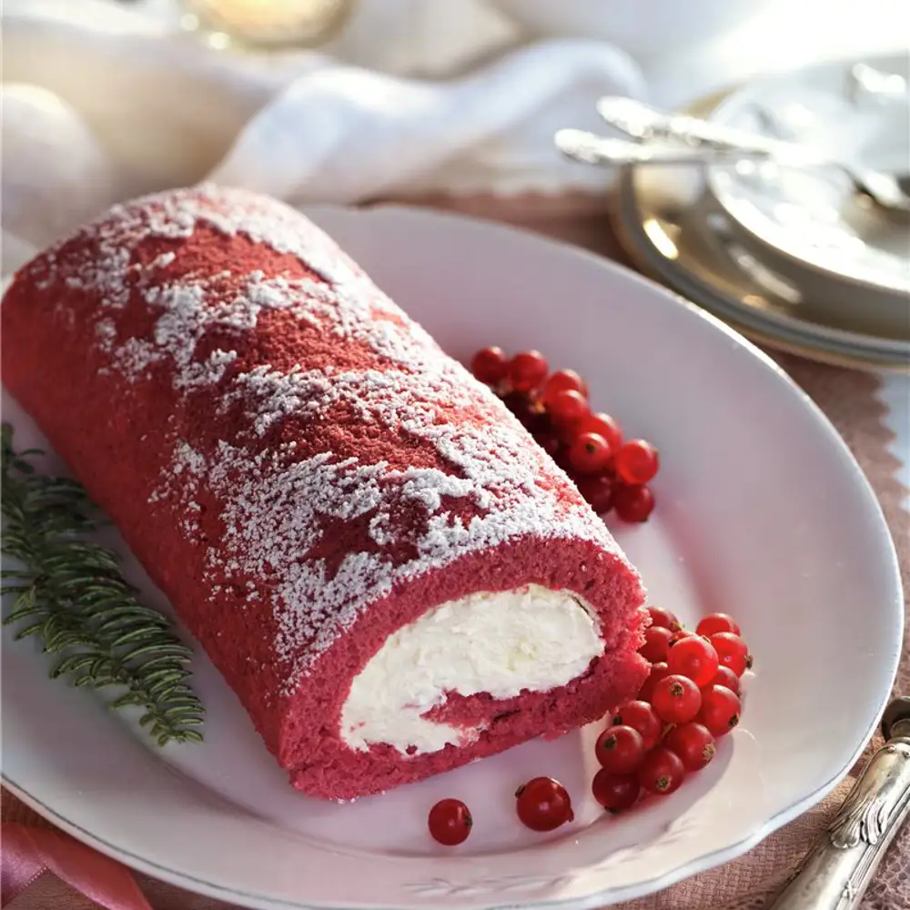 tronco de navidad red velvet 