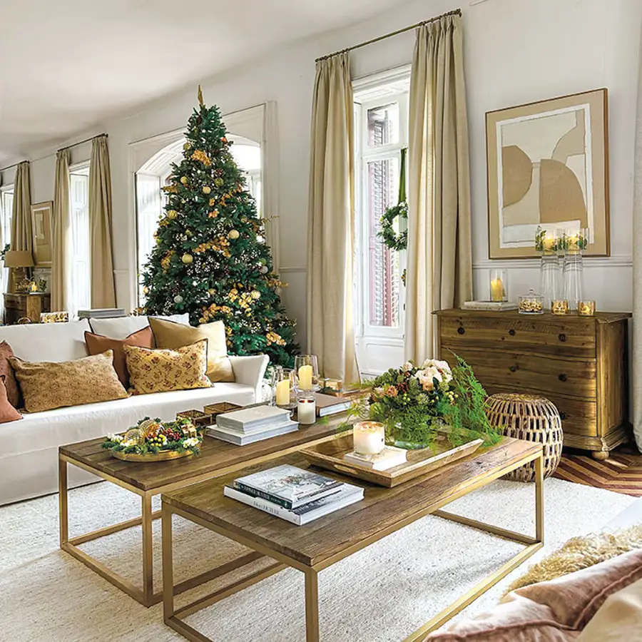 Salón de La Casa de Navidad de El Mueble