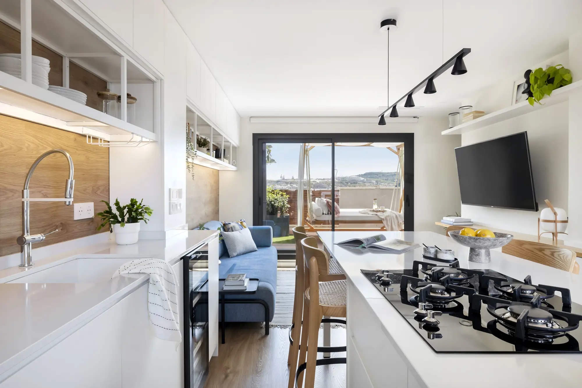 Una cocina abierta al salón