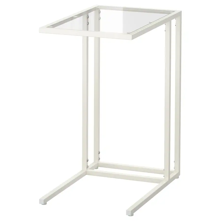 vittsjo soporte portatil blanco vidrio