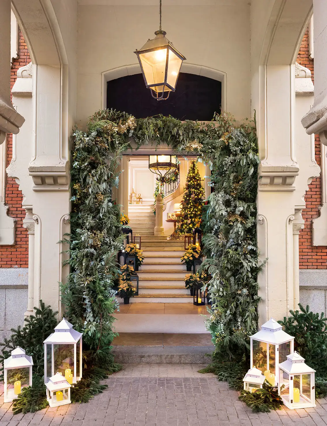 Entrada de La Casa de Navidad de El Mueble