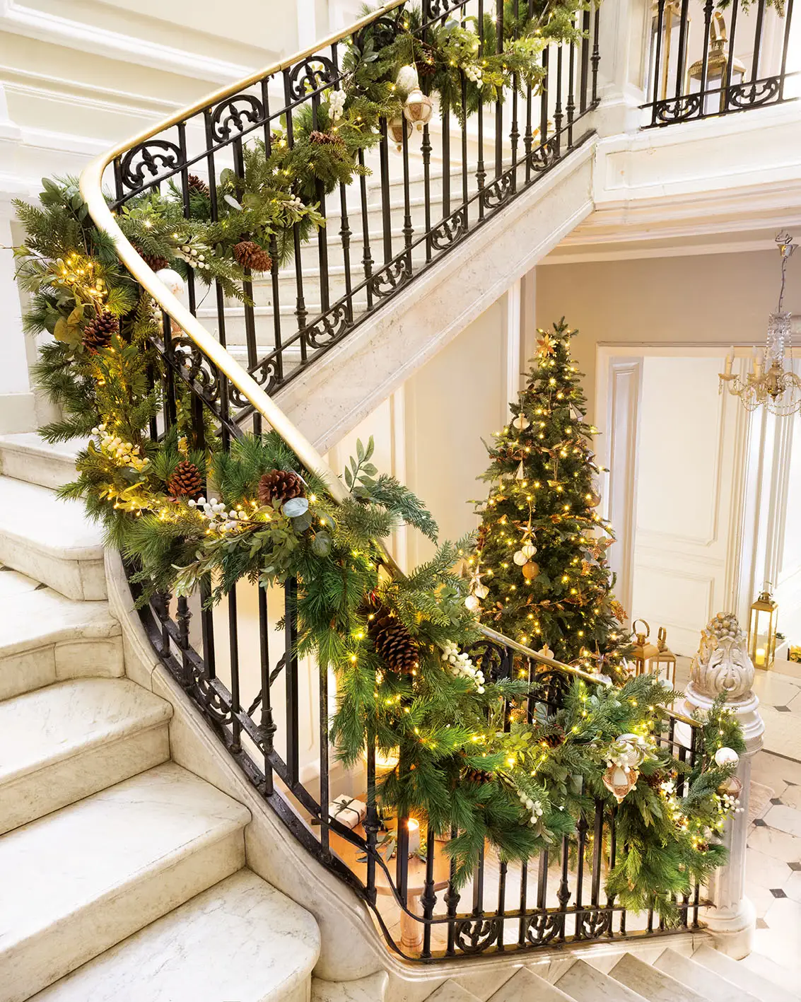 Escalera de La Casa de Navidad de El Mueble