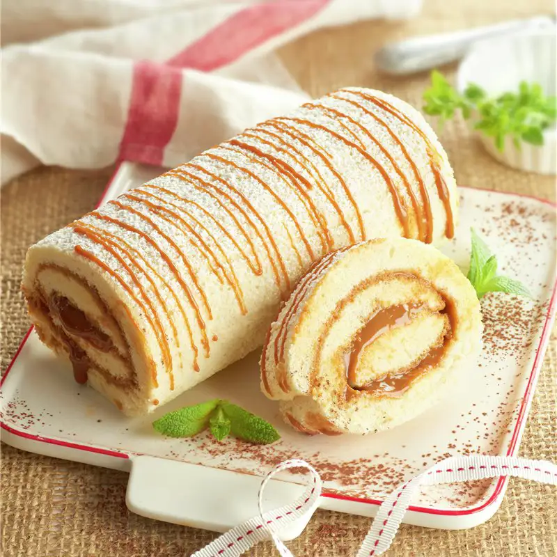 Brazo de gitano relleno de dulce de leche