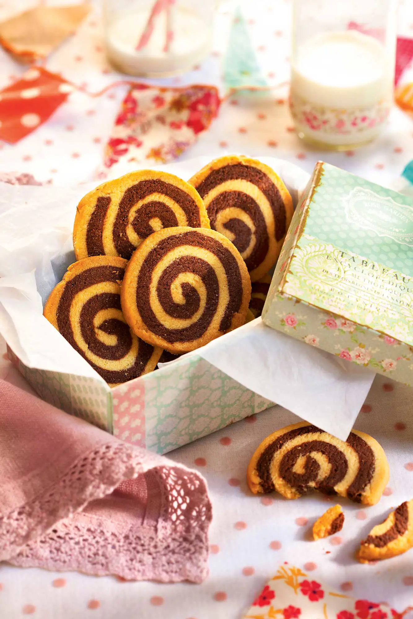 Galletas en espiral