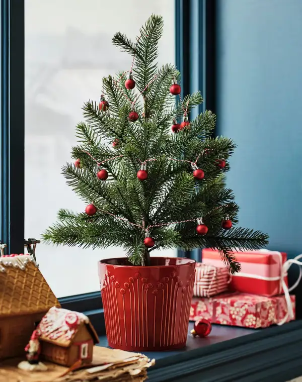 7 arbolitos de Navidad de IKEA (desde 1€): pequeños, bonitos y no ocupan espacio