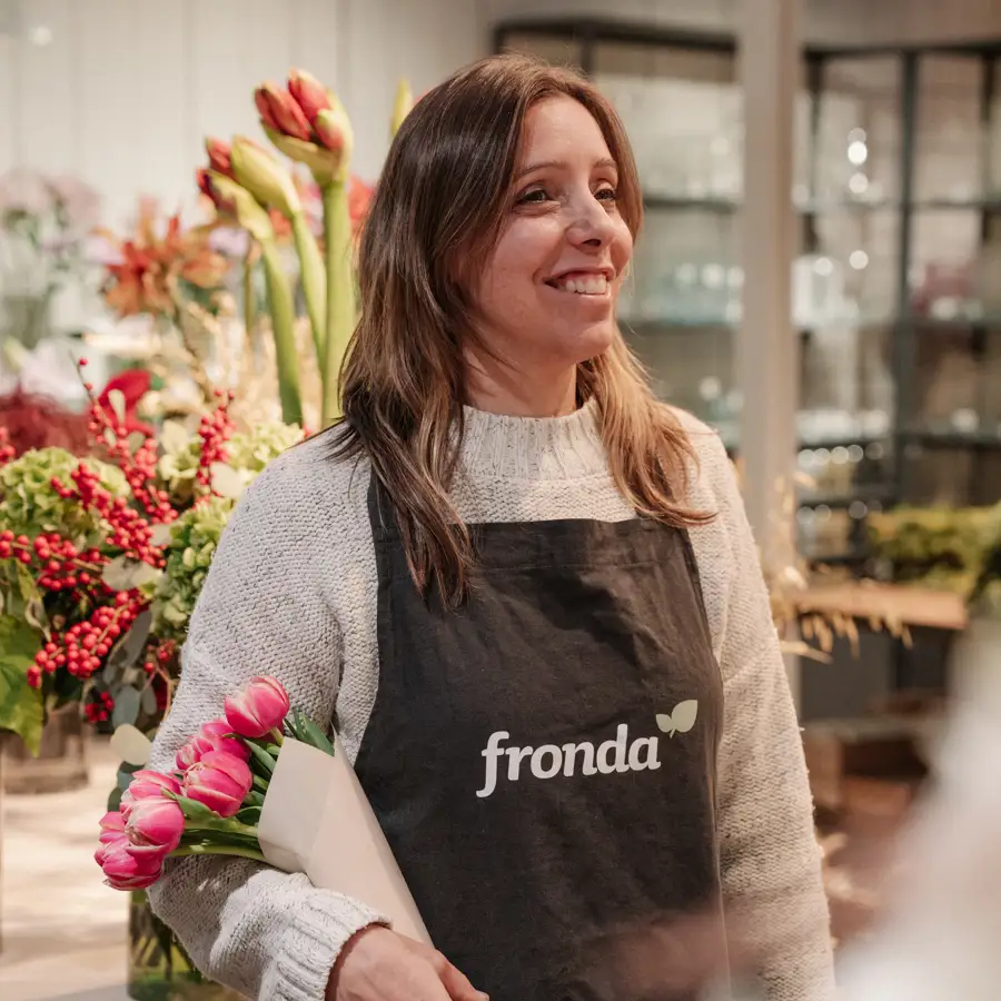 Macarena Martí florista de Fronda