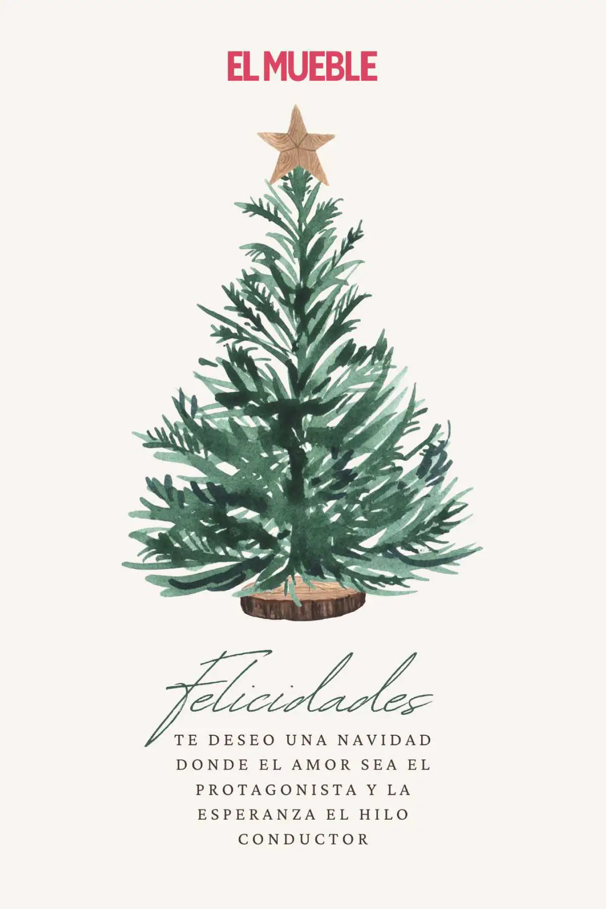 Green And Red Minimalist Watercolor Branch Holiday Card (13)